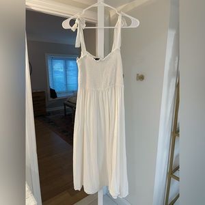 Lulus white flowy dress
